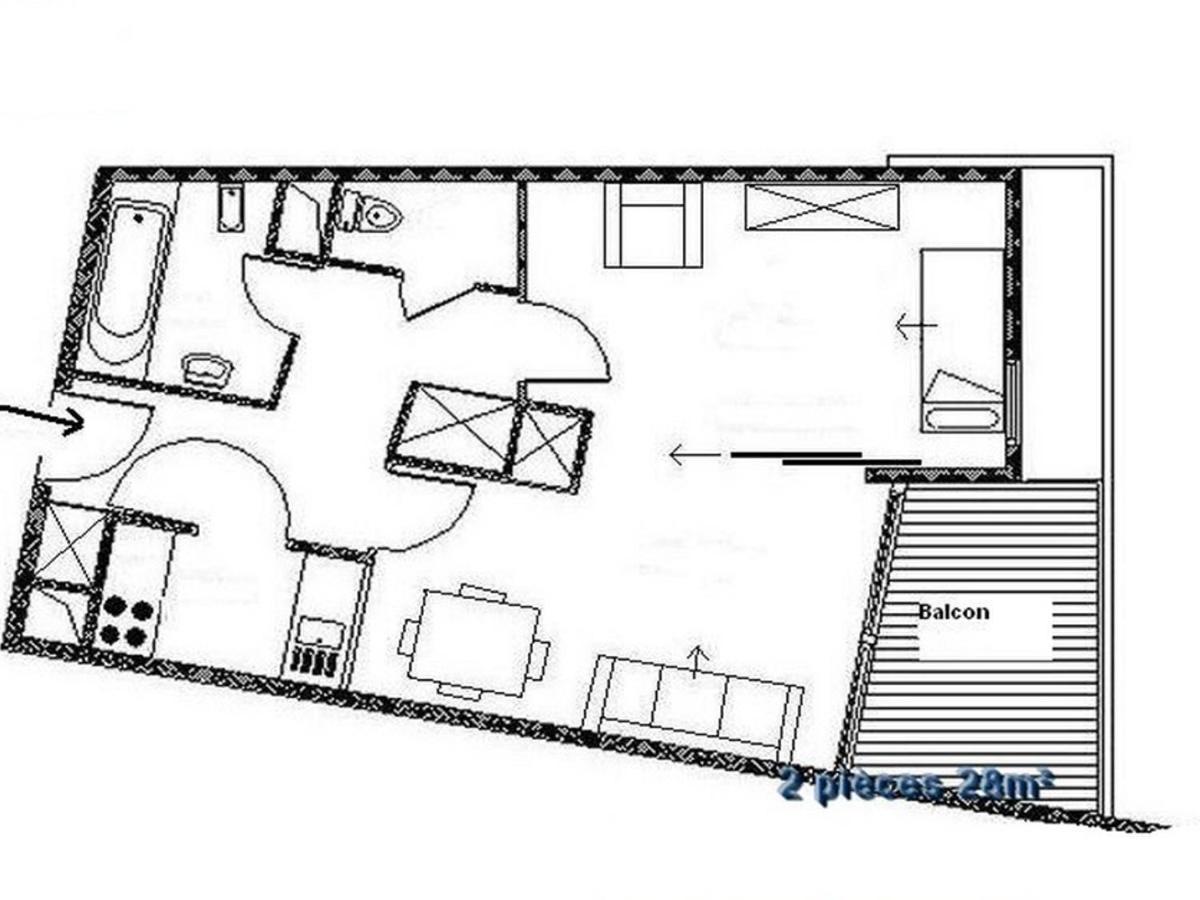 Appartement Montagne Renove - Balcon, Parking, Proche Pistes, Commerces Et Navettes - Fr-1-344-800 Saint-Martin-de-Belleville Zewnętrze zdjęcie